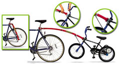 Trail-Gator Tow Bar - The Smart Way to Cycle with Children